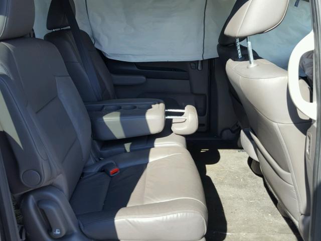 5FNRL5H63DB053352 - 2013 HONDA ODYSSEY EX GRAY photo 6