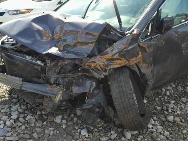 5FNRL5H63DB053352 - 2013 HONDA ODYSSEY EX GRAY photo 9