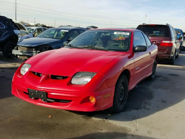 1G2JB1243Y7162894 - 2000 PONTIAC SUNFIRE SE RED photo 2