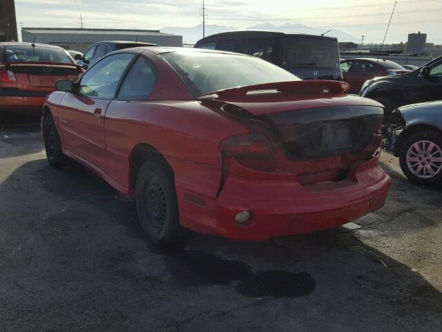 1G2JB1243Y7162894 - 2000 PONTIAC SUNFIRE SE RED photo 3