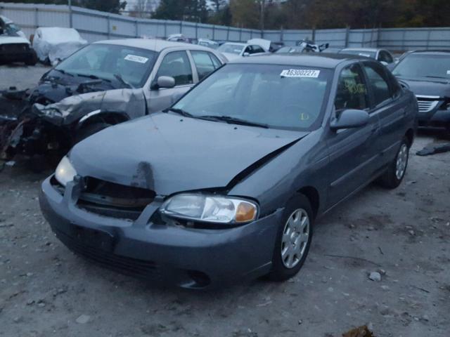 3N1CB51D41L494425 - 2001 NISSAN SENTRA XE GRAY photo 2