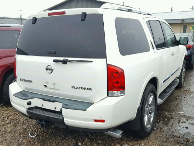 5N1AA0NE6BN620147 - 2011 NISSAN ARMADA PLA WHITE photo 4