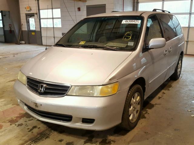 5FNRL18602B031105 - 2002 HONDA ODYSSEY EX SILVER photo 2