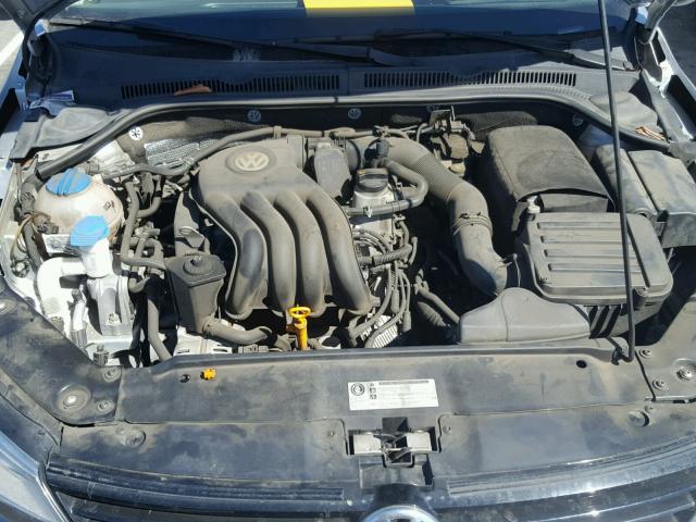 3VW2K7AJ9BM019677 - 2011 VOLKSWAGEN JETTA BASE 银色 照片 7