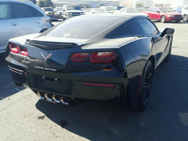 1G1YB2D76G5108631 - 2016 CHEVROLET CORVETTE BLACK photo 4