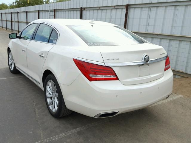 1G4GB5G30EF243524 - 2014 BUICK LACROSSE WHITE photo 3