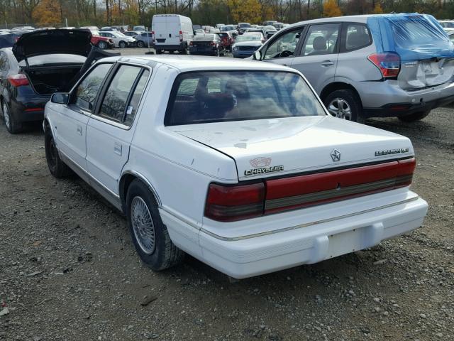 1C3AA3638RF151915 - 1994 CHRYSLER LEBARON LE WHITE photo 3