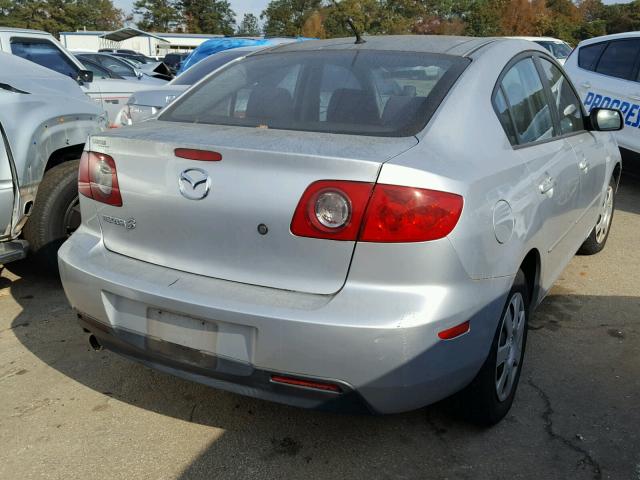 JM1BK12F361520027 - 2006 MAZDA 3 I SILVER photo 4