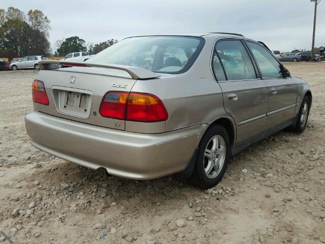 1HGEJ8647YL031673 - 2000 HONDA CIVIC EX TAN photo 4