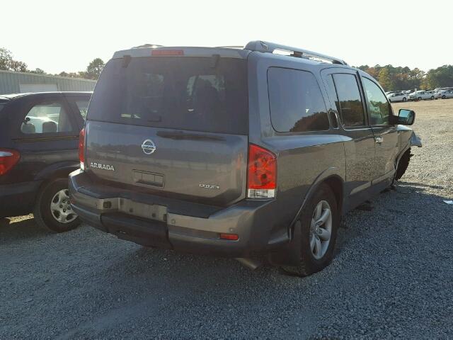 5N1BA0ND0DN610406 - 2013 NISSAN ARMADA SV GRAY photo 4