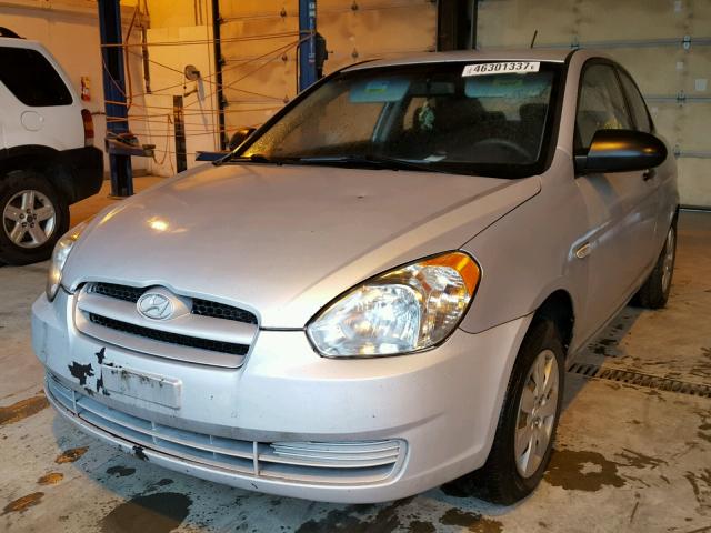 KMHCM36C68U103346 - 2008 HYUNDAI ACCENT GS SILVER photo 2