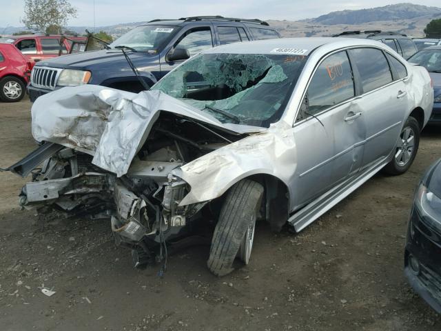 2G1WB5EN8A1208535 - 2010 CHEVROLET IMPALA LT GRAY photo 2