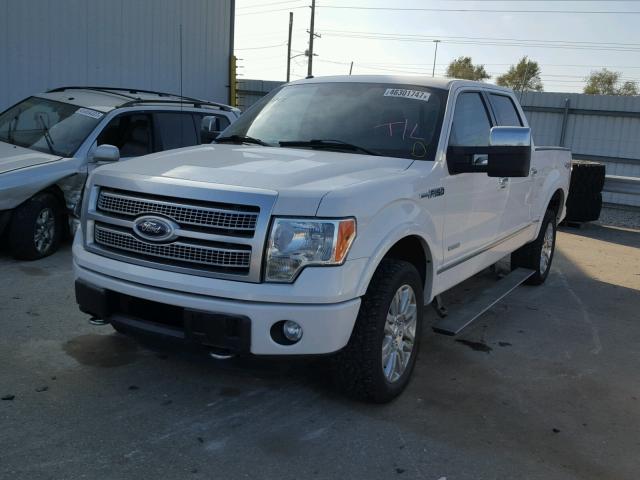 1FTFW1ET7CFB02642 - 2012 FORD F150 SUPER WHITE photo 2