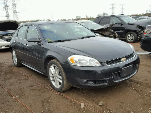 2G1WC5E30C1264323 - 2012 CHEVROLET IMPALA LTZ BLACK photo 1