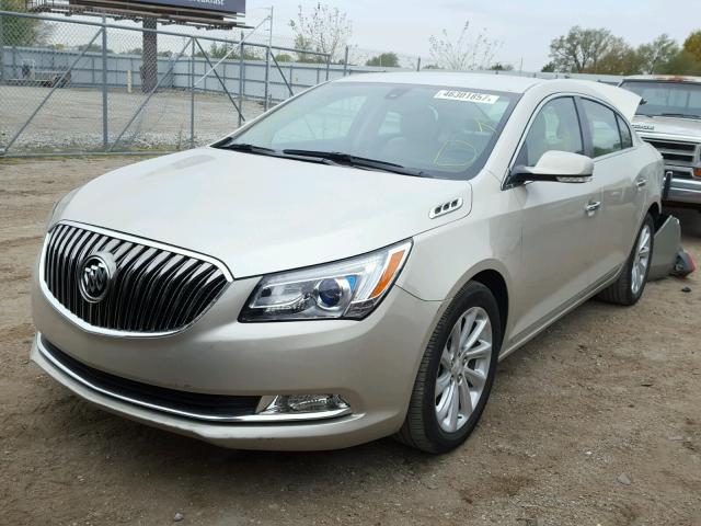 1G4GB5G3XEF217044 - 2014 BUICK LACROSSE GRAY photo 2