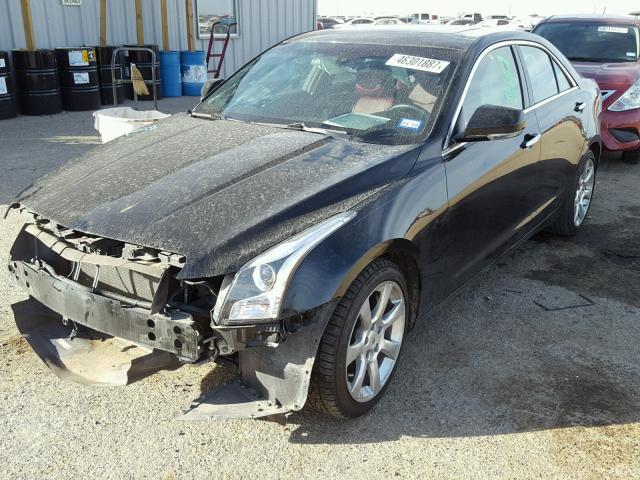 1G6AB5RA3E0101471 - 2014 CADILLAC ATS LUXURY BLACK photo 2