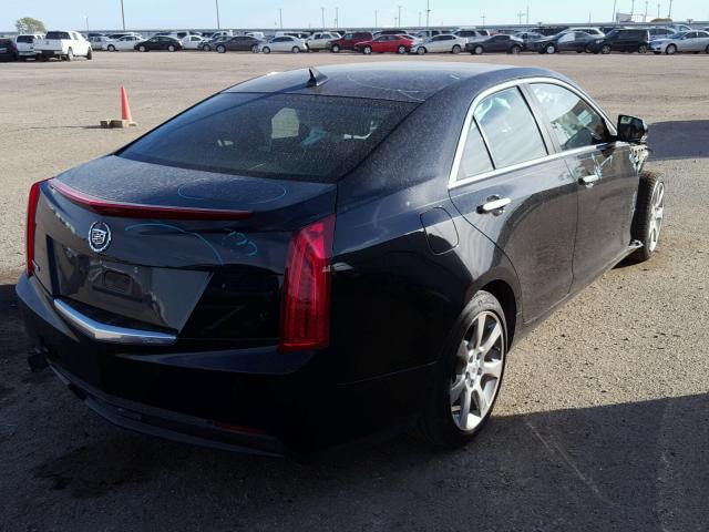 1G6AB5RA3E0101471 - 2014 CADILLAC ATS LUXURY BLACK photo 4