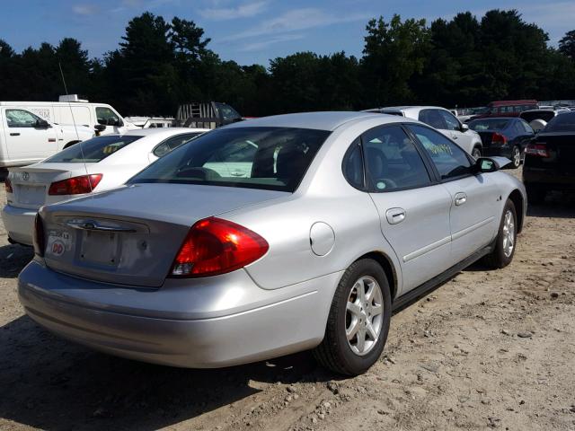 1FAFP5229YA239107 - 2000 FORD TAURUS LX GRAY photo 4