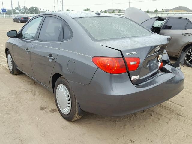 KMHDU46D47U176457 - 2007 HYUNDAI ELANTRA GL GRAY photo 3