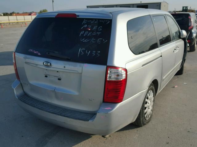 KNDMB233866064595 - 2006 KIA SEDONA EX SILVER photo 4