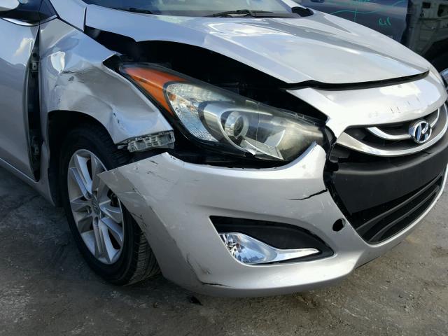 KMHD35LHXEU179375 - 2014 HYUNDAI ELANTRA GT SILVER photo 9