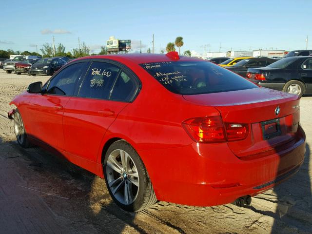 WBA3A5C58DF604331 - 2013 BMW 328 I RED photo 3