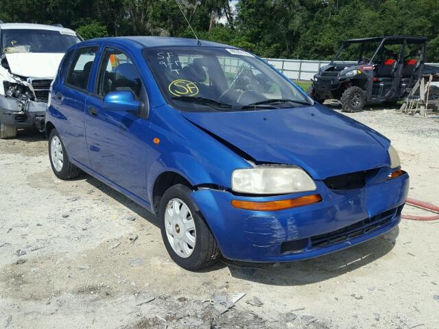 KL1TJ62604B150853 - 2004 CHEVROLET AVEO LS BLUE photo 1