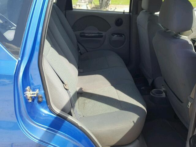 KL1TJ62604B150853 - 2004 CHEVROLET AVEO LS BLUE photo 6