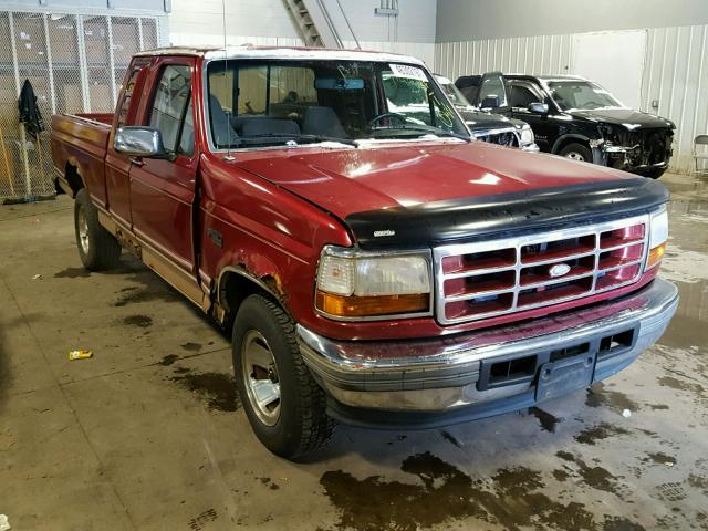 1FTEX15N4SKB95958 - 1995 FORD F150 RED photo 1