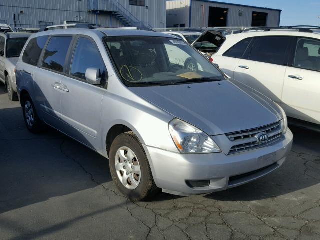 KNDMG4C34A6351194 - 2010 KIA SEDONA LX SILVER photo 1