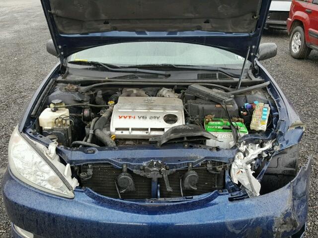 4T1BF30K25U095683 - 2005 TOYOTA CAMRY BLUE photo 7