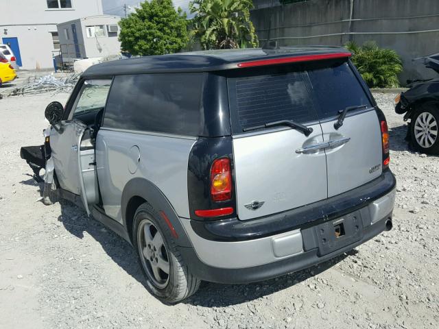 WMWML335X9TX36079 - 2009 MINI COOPER CLU GRAY photo 3