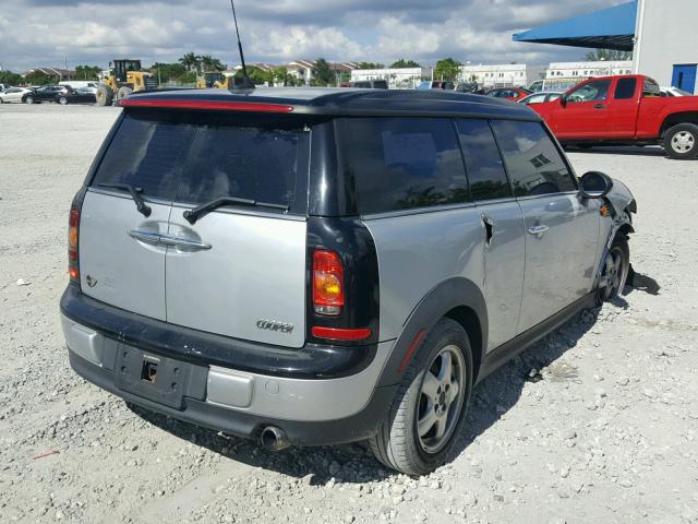 WMWML335X9TX36079 - 2009 MINI COOPER CLU GRAY photo 4