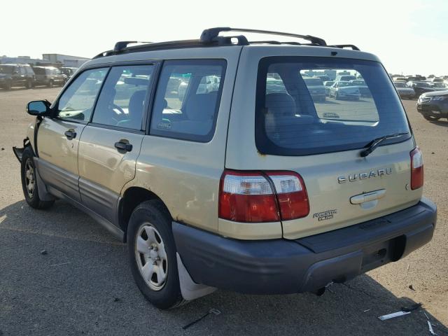 JF1SF63561H760914 - 2001 SUBARU FORESTER L GREEN photo 3