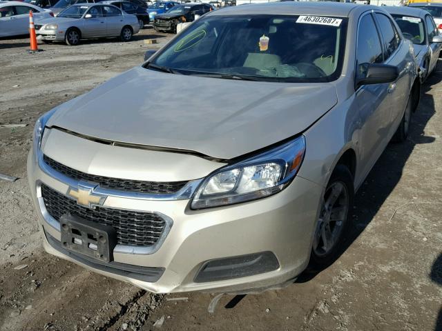1G11B5SL6FF340531 - 2015 CHEVROLET MALIBU LS GOLD photo 2