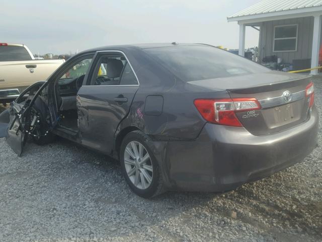 4T4BF1FK0CR220517 - 2012 TOYOTA CAMRY BASE GRAY photo 3