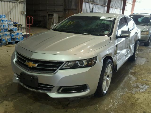 2G1165S31F9200867 - 2015 CHEVROLET IMPALA LTZ SILVER photo 2