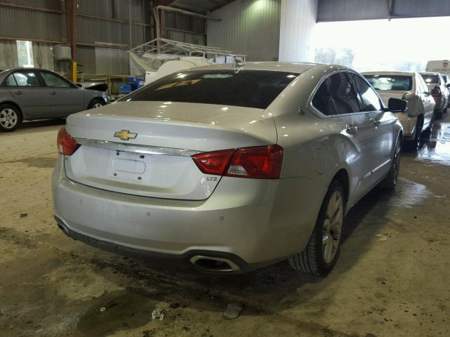 2G1165S31F9200867 - 2015 CHEVROLET IMPALA LTZ SILVER photo 4