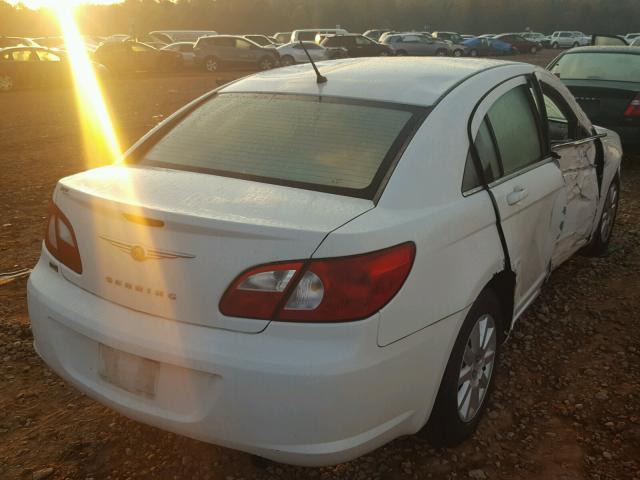 1C3LC46R07N609303 - 2007 CHRYSLER SEBRING WHITE photo 4