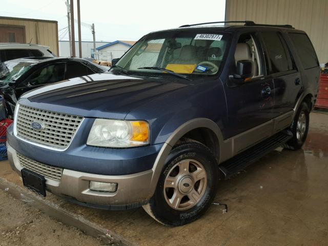 1FMRU17W73LB28469 - 2003 FORD EXPEDITION BLUE photo 2