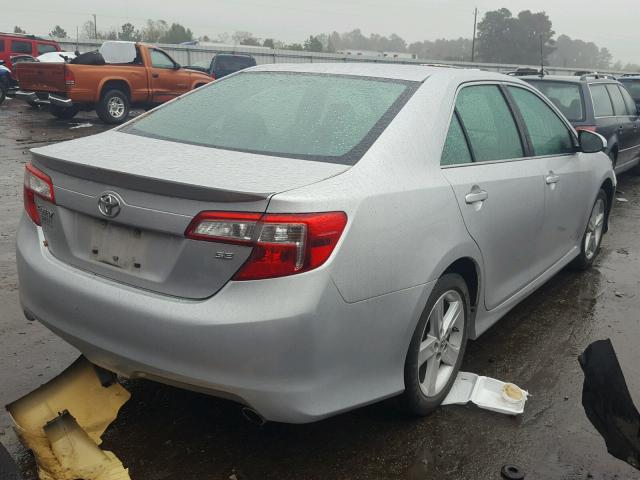 4T1BF1FK6DU231209 - 2013 TOYOTA CAMRY L SILVER photo 4