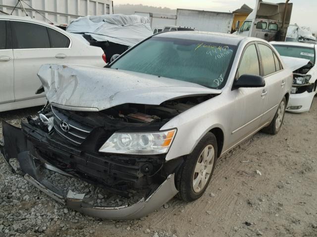 5NPET46F09H414637 - 2009 HYUNDAI SONATA GLS SILVER photo 2