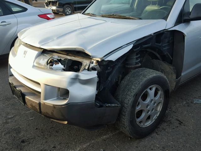 5GZCZ23D04S858476 - 2004 SATURN VUE SILVER photo 9