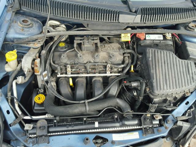 1B3ES56C43D188244 - 2003 DODGE NEON SXT BLUE photo 7