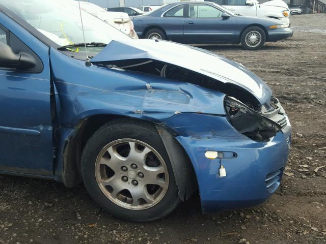 1B3ES56C43D188244 - 2003 DODGE NEON SXT BLUE photo 9