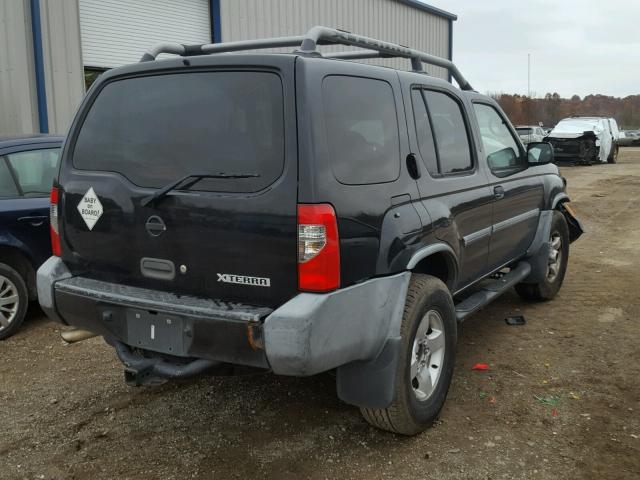 5N1ED28T74C680550 - 2004 NISSAN XTERRA XE BLACK photo 4