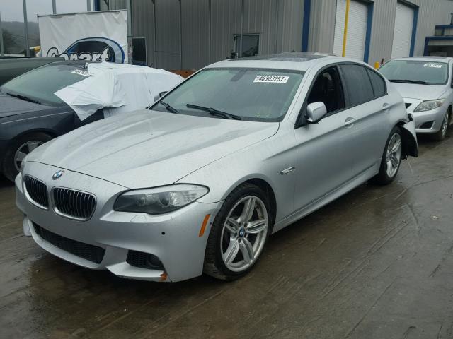 WBAFR7C57BC606782 - 2011 BMW 535 I SILVER photo 2