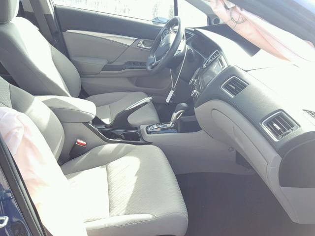 19XFB2F86FE083284 - 2015 HONDA CIVIC EX 蓝色 照片 5