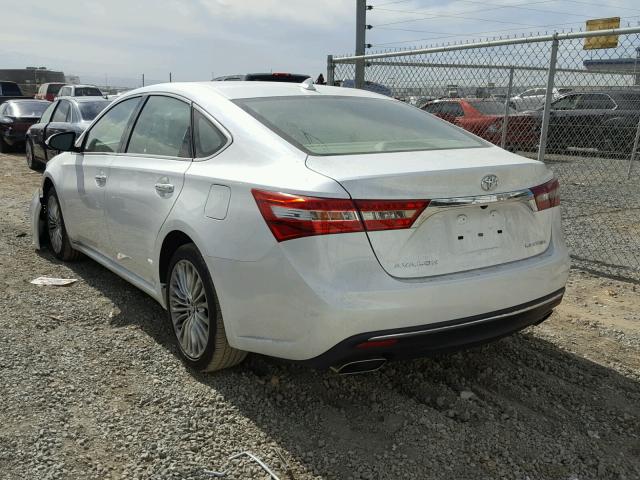 4T1BK1EB4HU258671 - 2017 TOYOTA AVALON XLE WHITE photo 3