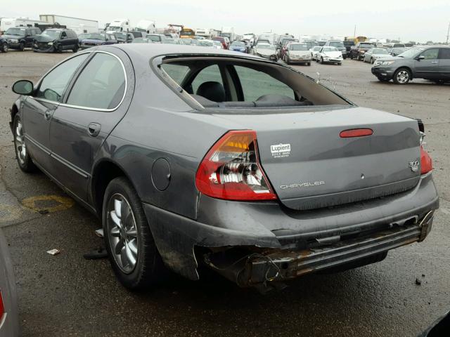 2C3AE66G54H645603 - 2004 CHRYSLER 300M GRAY photo 3